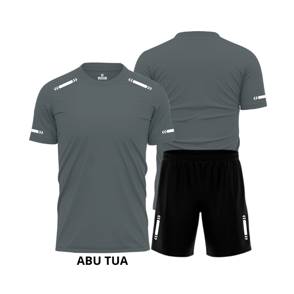 Kaos olahraga Polos jersey Dri Fit Milano / Setelan Seragam Baju+Celana olahraga Futsal SET PL016