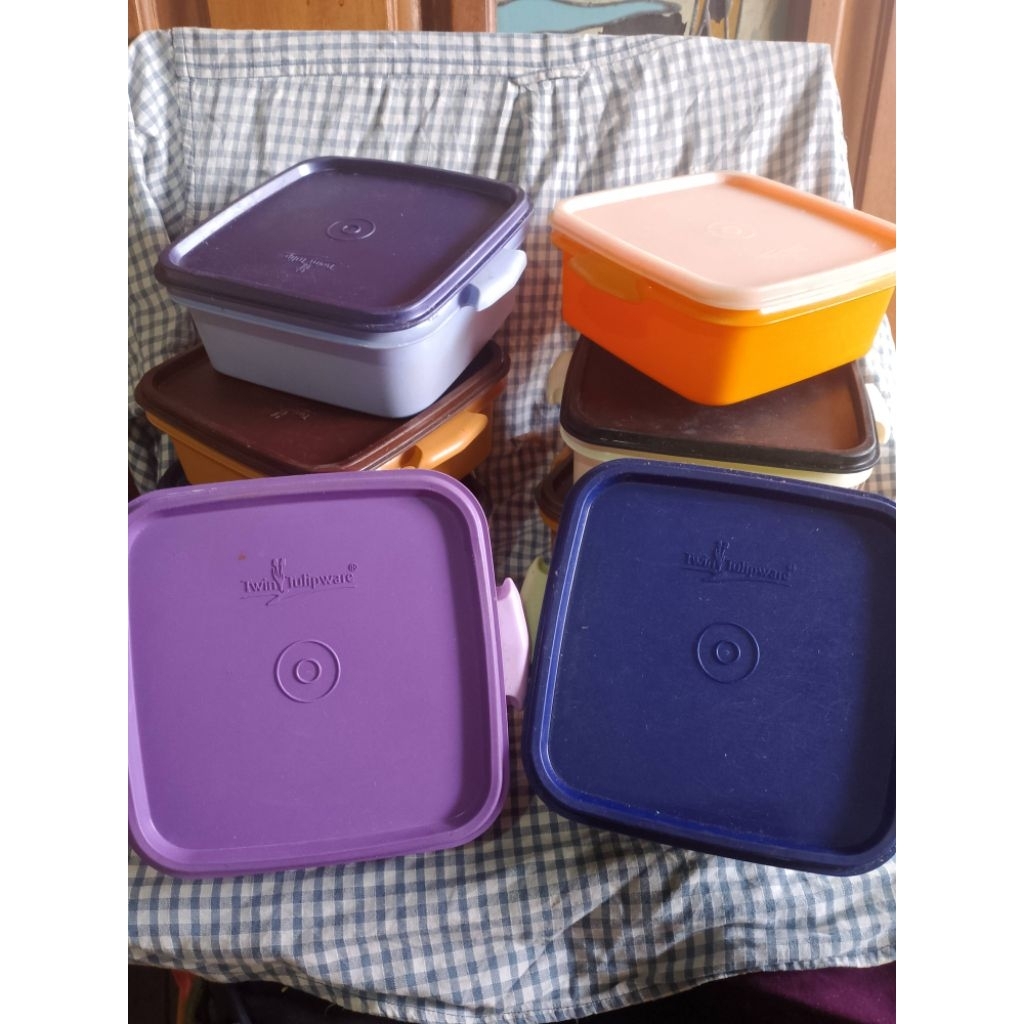 rantang twin tulipware second