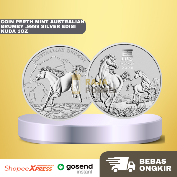 The Perth Mint silver koin 1 oz 2026 Lunar Year of the Horse Silver Coin | Perth Mint | Silver Gold 