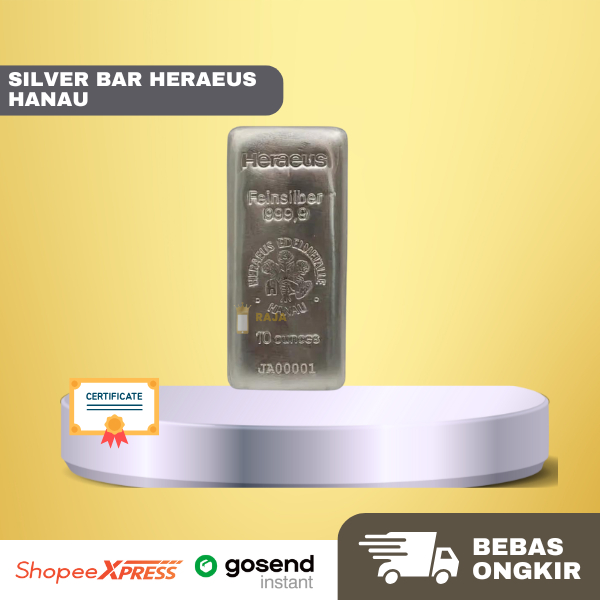 Silver Bar Heraeus 10ounce