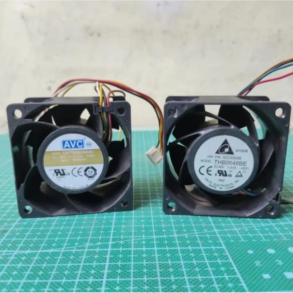 Fan DC AVC DELTA Fan DC Ball Bearing High Speed Fan DC 24v - 48v 0.41A Mantap