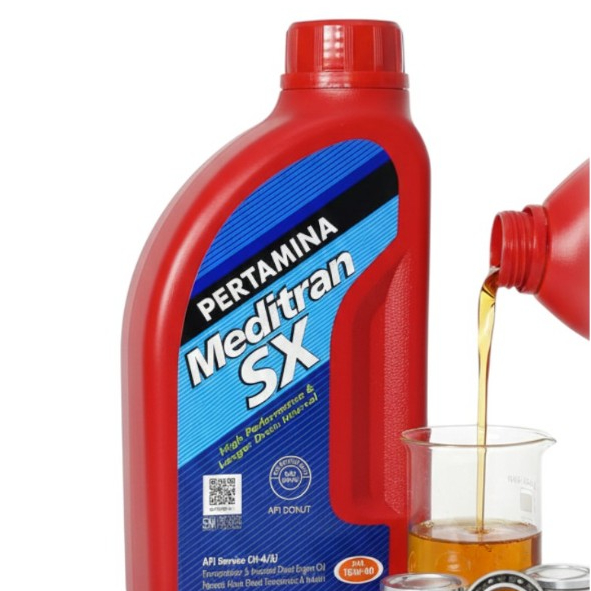 OLI PERTAMINA MEDITRAN SX SAE 15W-40 1LITER PELUMAS OLI MEDITRAN SX
