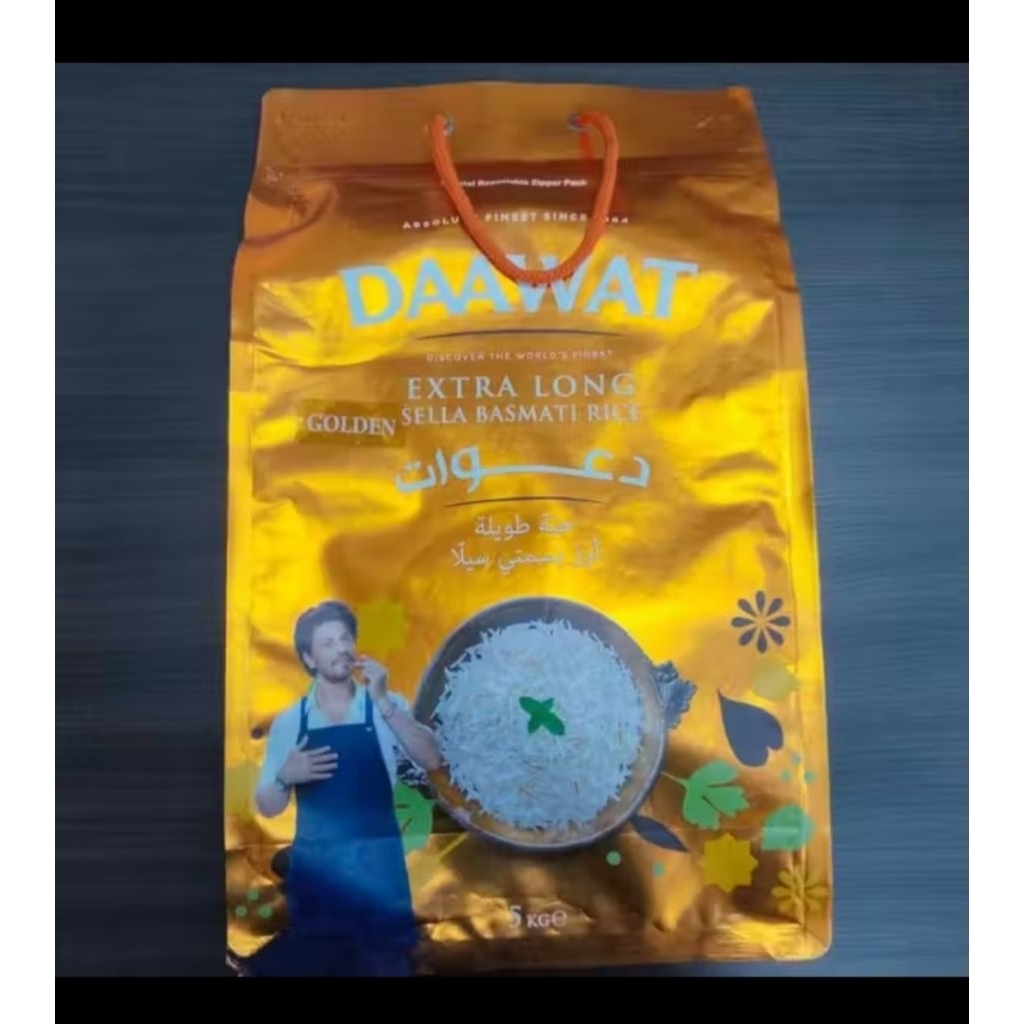 Beras Basmati Daawat India 5KG Beras mati terbaik Golden Sella Rice