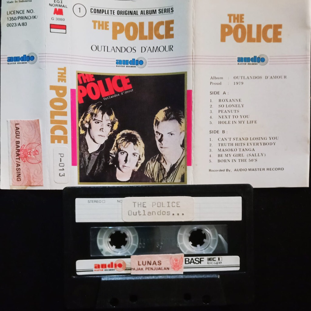 KASET PITA THE POLICE OUTLANDOS