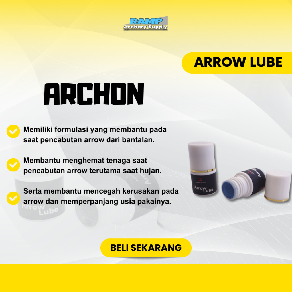 Jual Archon Arrow lube untuk memudahkan mencabut arrow termurah
