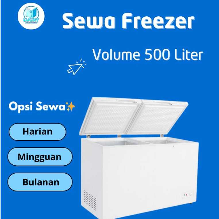 Sewa Freezer Chest 500 Liter
