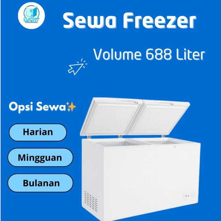 Sewa Freezer kapasitas 688 Liter