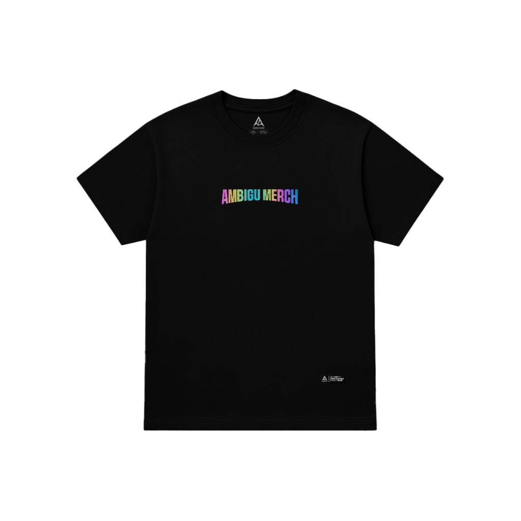 AMBIGU - Kaos Distro Pria Wanita Lengan Pendek Rainbow Series #001 T-shirt