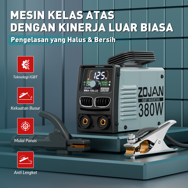 ZOJAN Mesin Las 3in1 Inverter IGBT 450W MMA-125LCD