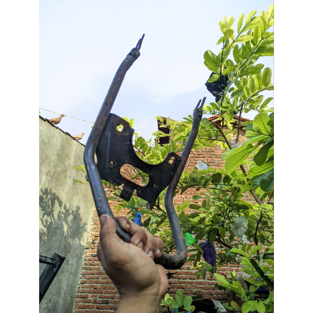 Behel begel besi belakang rx king rx king kobra master hitam original ori tua lama lawas old