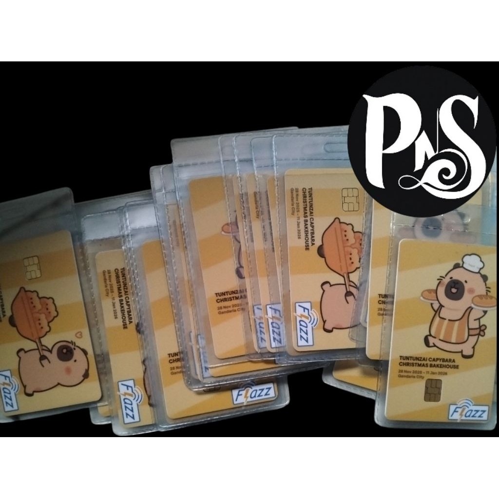 Flazz Card Capybara BCA (Saldo 20k) Original