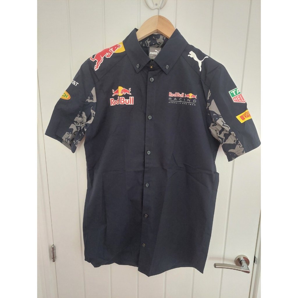 Red Bull Racing F1 2016 Men Team Shirt. Kemeja Pria. Official Formula 1 Merchandise ORIGINAL