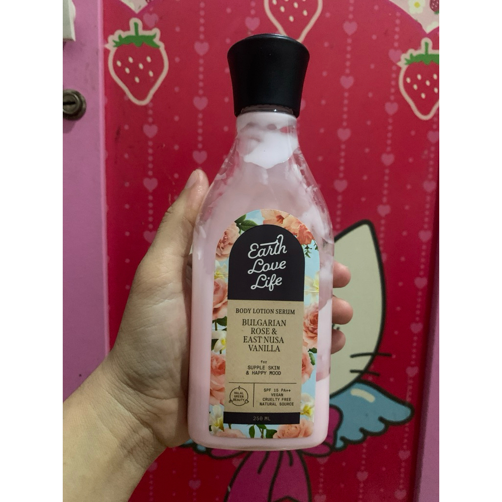 earth love life body lotion