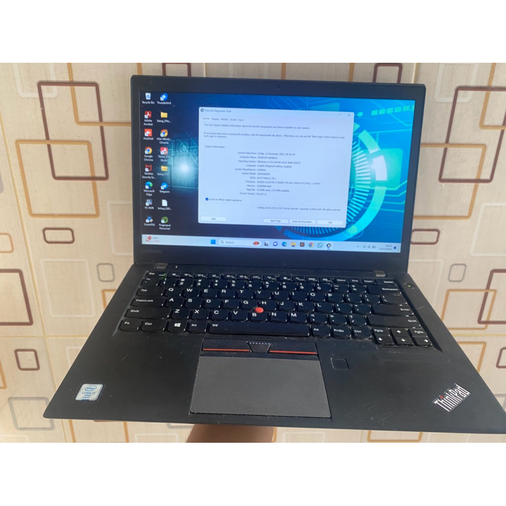 Lenovo thinkpad T460s Touchscreen Second