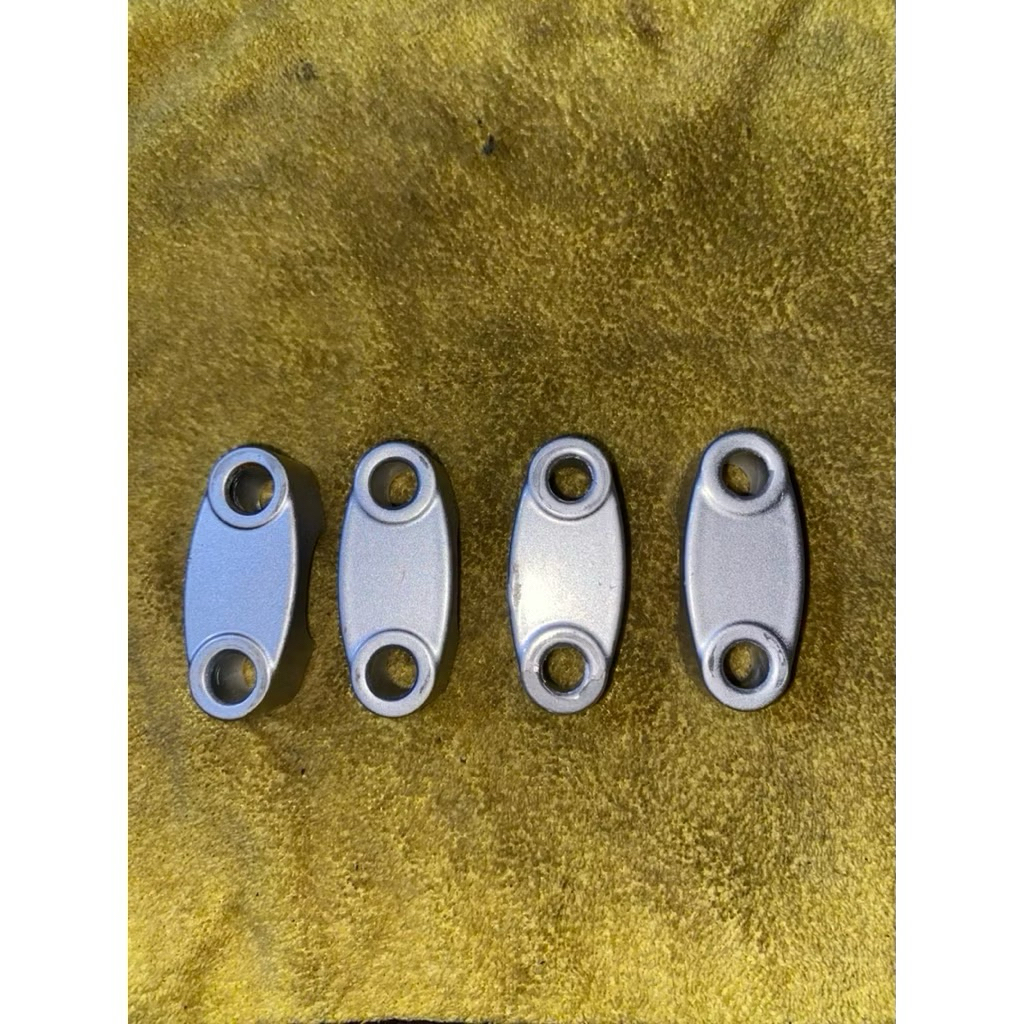 SEPASANG Klem penjepit stang stir ninja R Ss / Rx king raiser tutup stang stir / Raiser ninja R miri