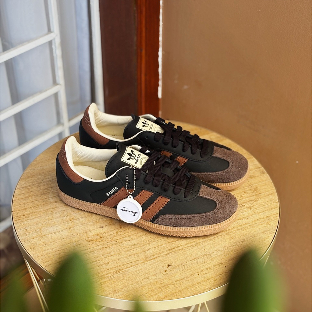 Adidas Samba OG Core Black Preloved Brown