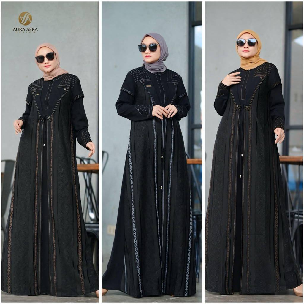 gamis aura aska terbaru/gamis aura aska