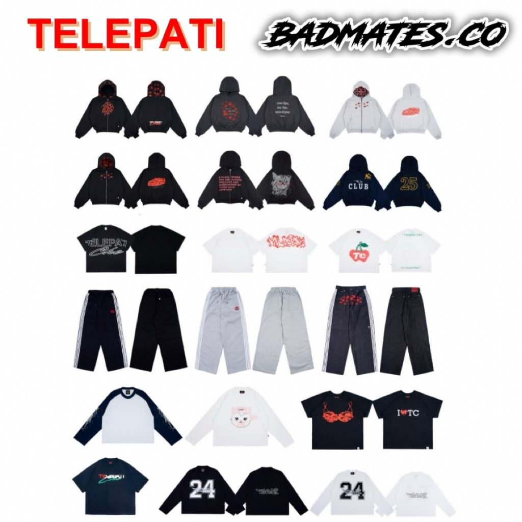 Telepati Hoodie Kiss Me/Telepati Special 4RD Collection - Zip Hoodie Original