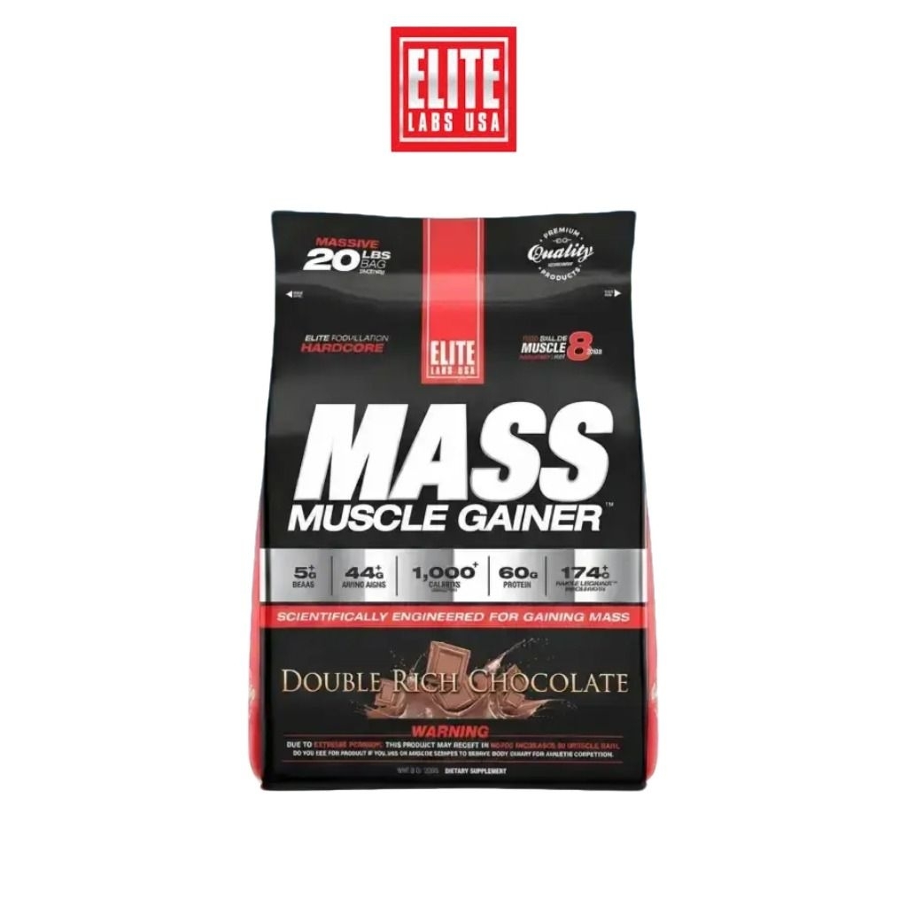 ELITE LABS MASS MUSCLE GAINER ELITE LABS MASS MUSCLE GAINER 20 LBS NON GAINER ELITELABS