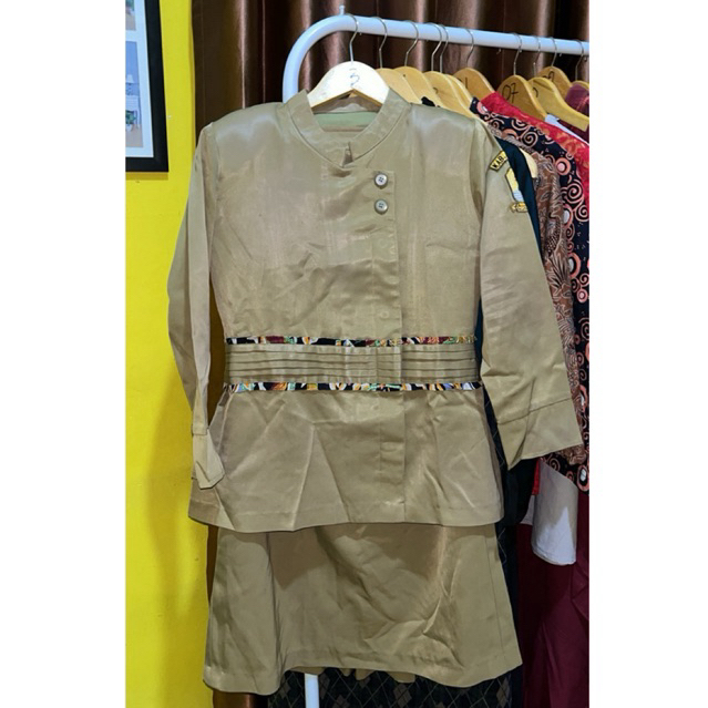 Preloved seragam pemda | seragam dinas | seragam pemda coklat
