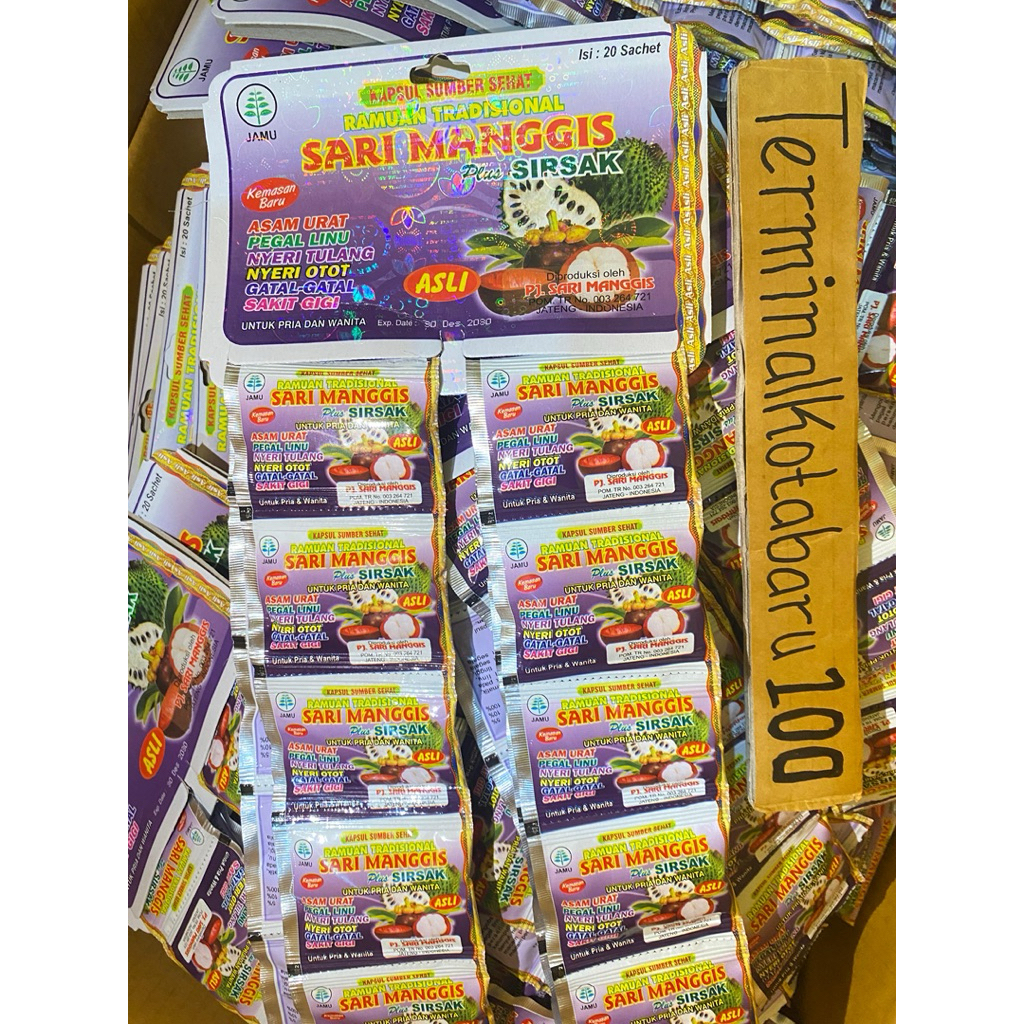 Sari manggis original (asam urat)