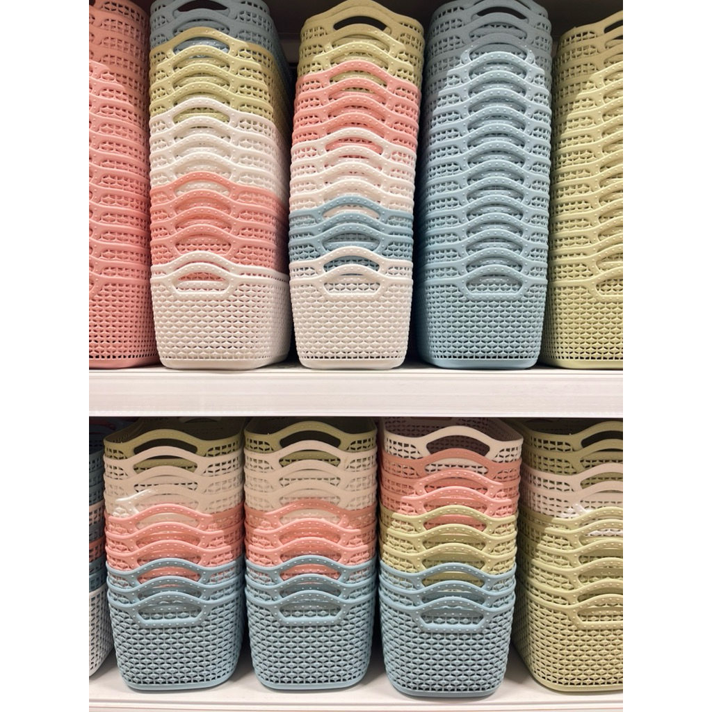 KERANJANG TELUR/BAWANG KOTAK SERBAGUNA/KERANJANG BUMBU/KERANJANG SERBAGUNA PLASTIK IMPORT