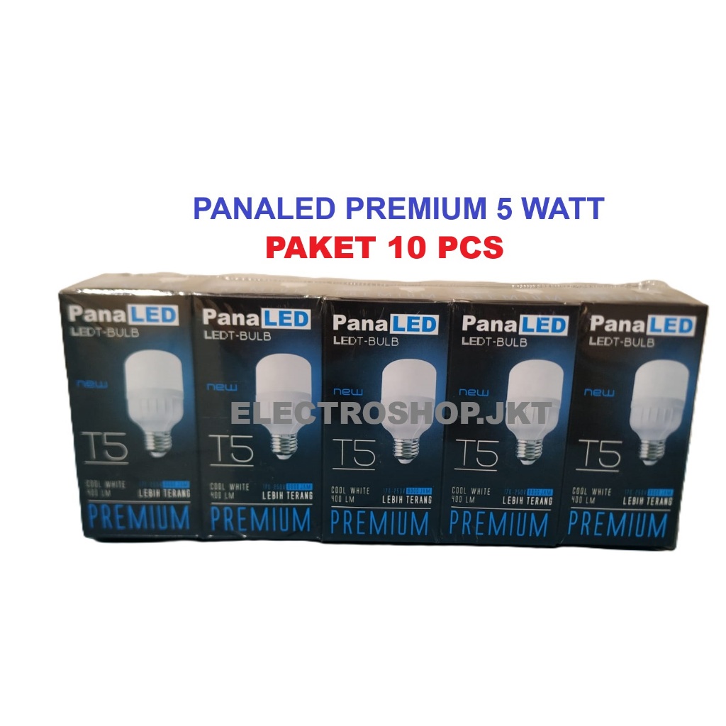 Paket 10 Pcs Lampu LED Panaled Premium 5 WATT 10 WATT 15 WATT 20 WATT 30 WATT 40 Watt By Luby, Bohla