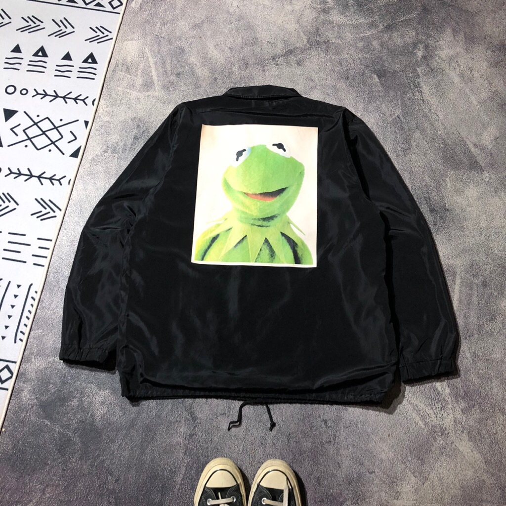 COACH JACKET DISNEY KERMIT BLACK DY