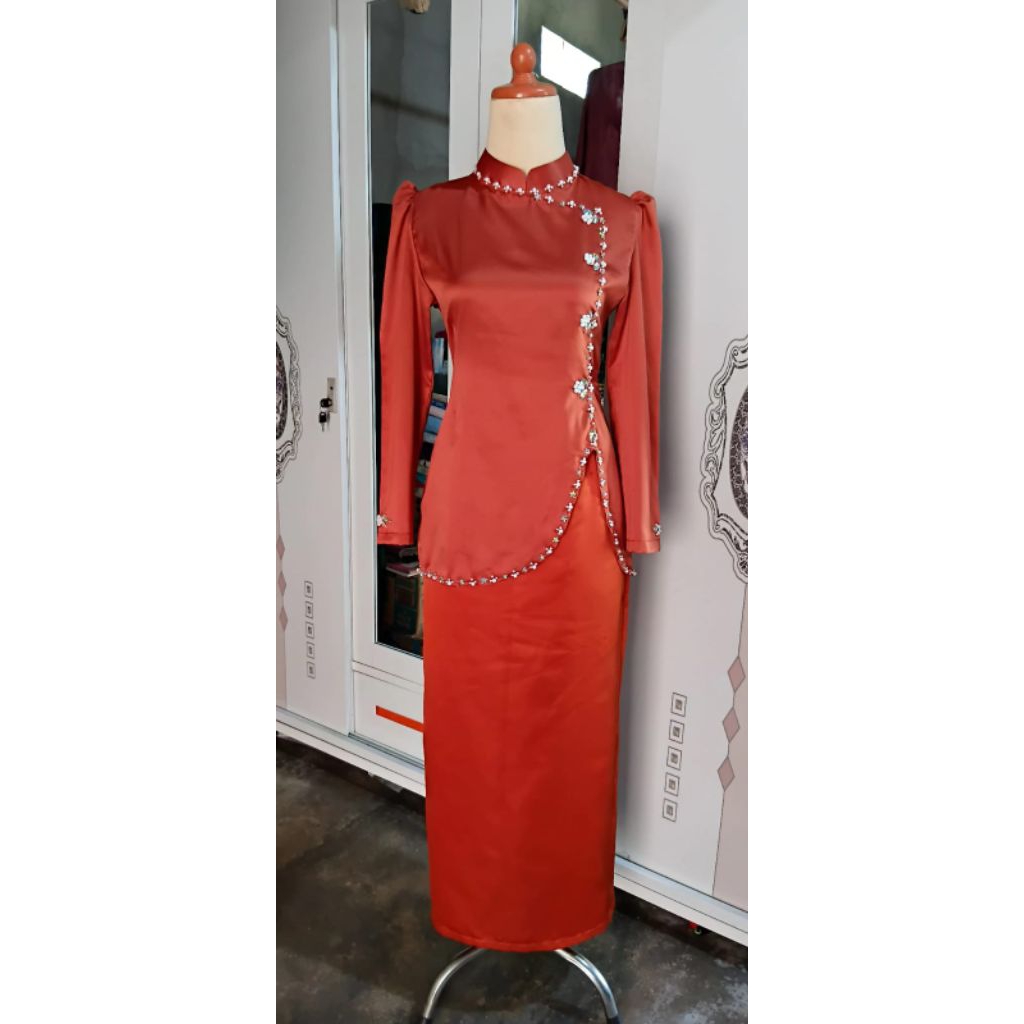 set kurung melayu // setelan baju melayu wanita