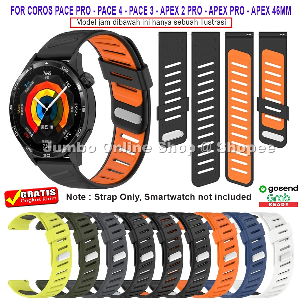 Strap Tali Jam FOR COROS PACE PRO - COROS PACE 4 - COROS PACE 3 - COROS PACE PRO - COROS APEX 2 PRO 