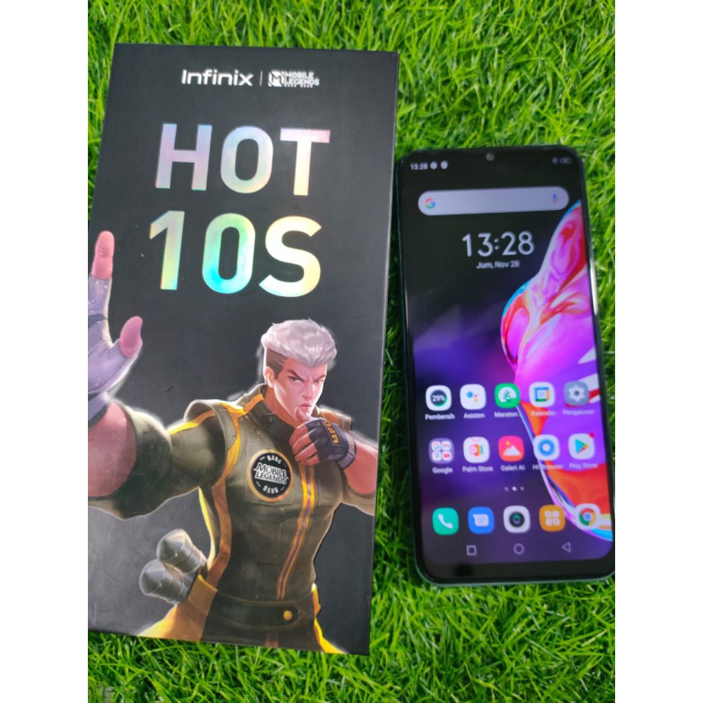 Infinix hot 10s ram 6/128 fullset orian