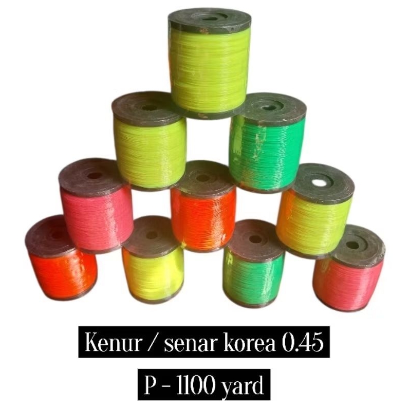 BENANG KENUR KOREA / SENAR KOREA. UKURAN 0.45. PANJANG 1100 YARD