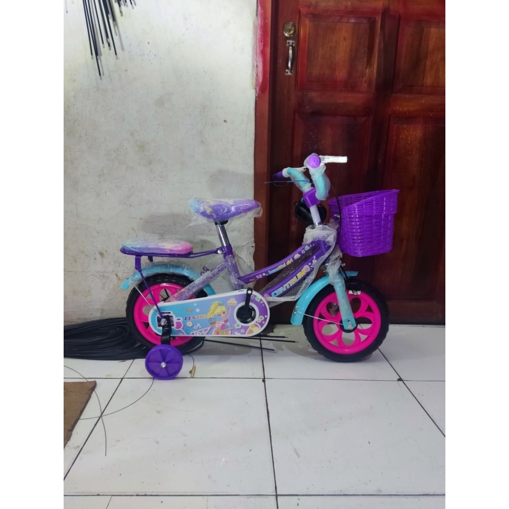 Sepeda Anak Perempuan 12 Inch usia 2-4 tahun centrum
