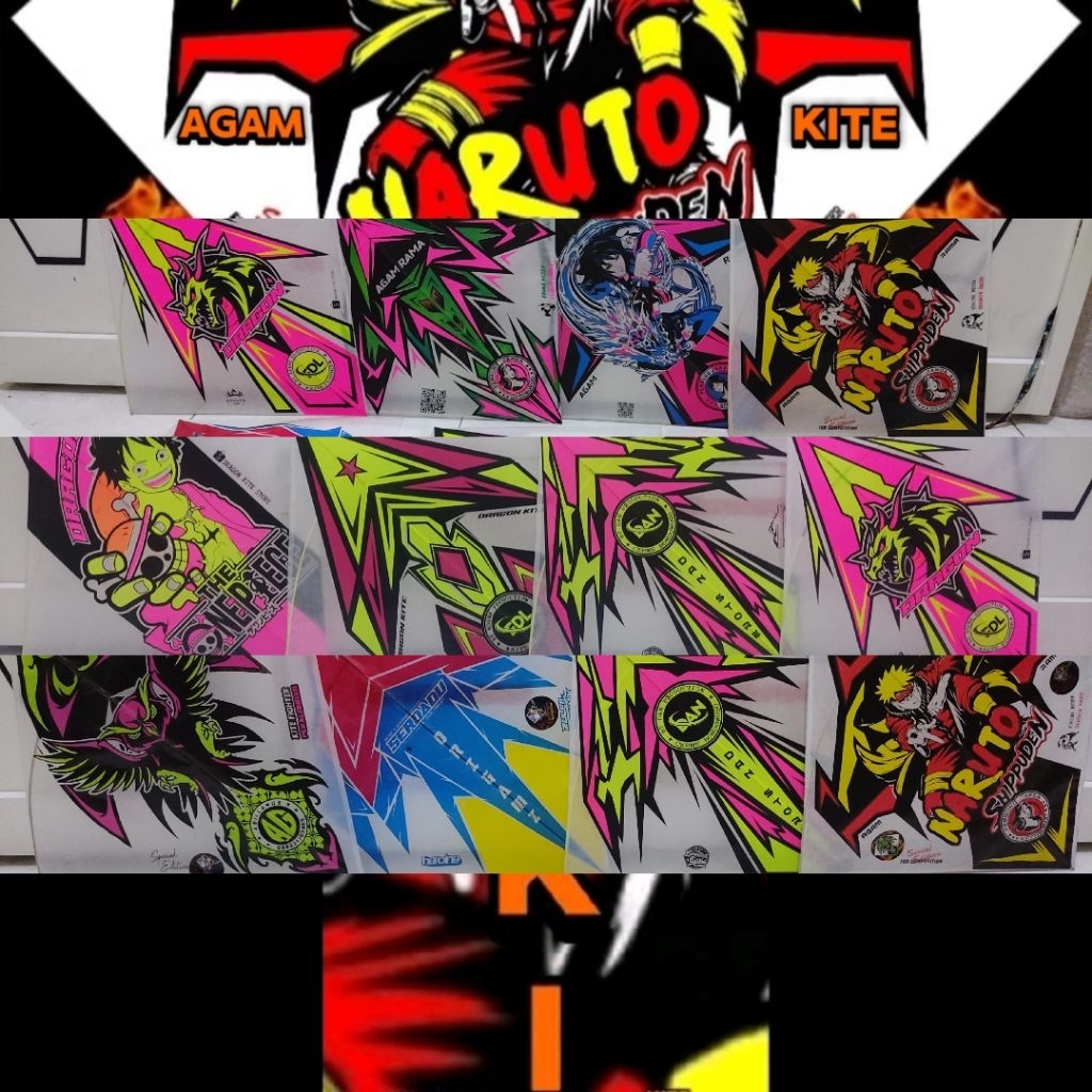 Layangan Sukoi Arku Fiber Super Lilitan Turnamen