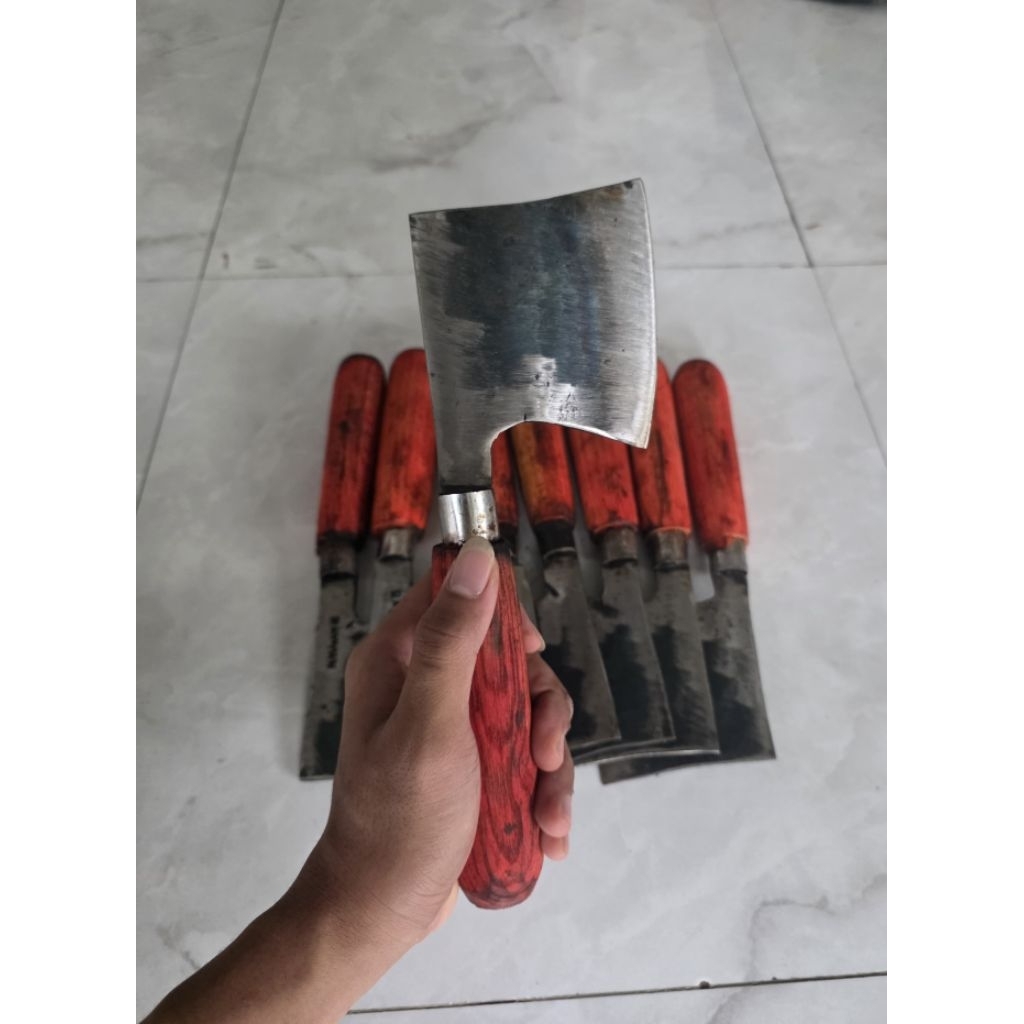 Kampak Mini Kupas Kelapa / Tulang Bahan Baja Pir Asli
