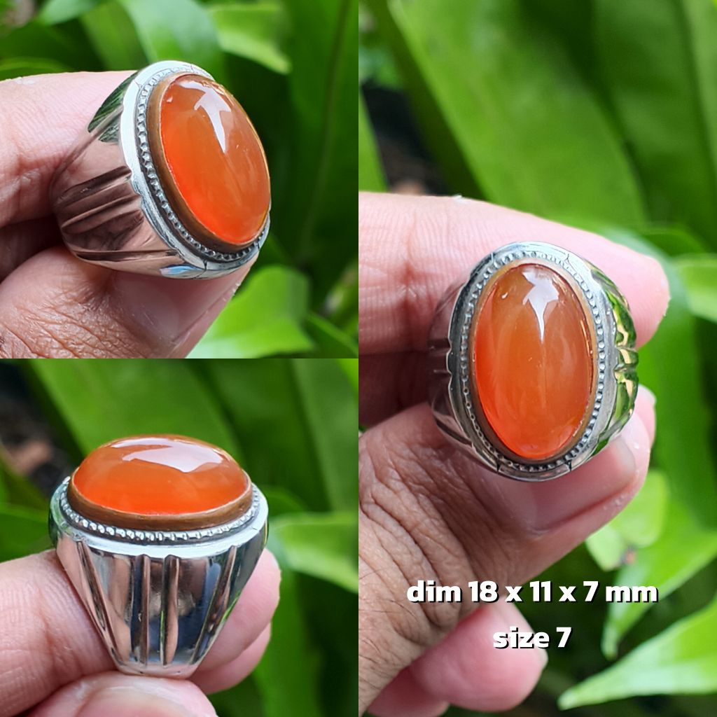 cincin batu akik raflesia madu