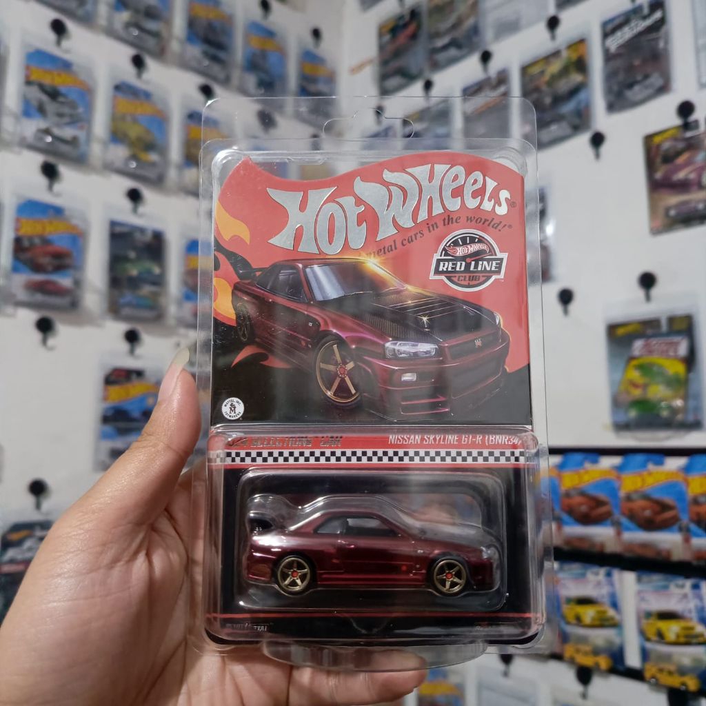 HOT WHEELS NISSAN SKYLINE R34 RLC OXBLOOD