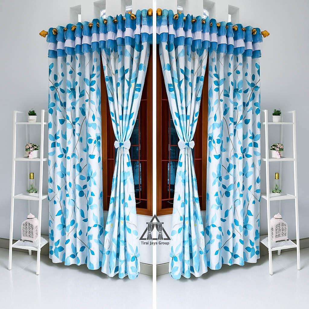 Gorden Poni Rumbai Ring 10 Polos Gorden Jendela Gorden Pintu Gorden Murah