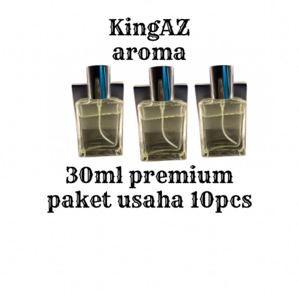 (paket usaha 10pcs) parfum 30ml premium tanpa lebel| paket usaha parfum bibit| paket usaha parfum re