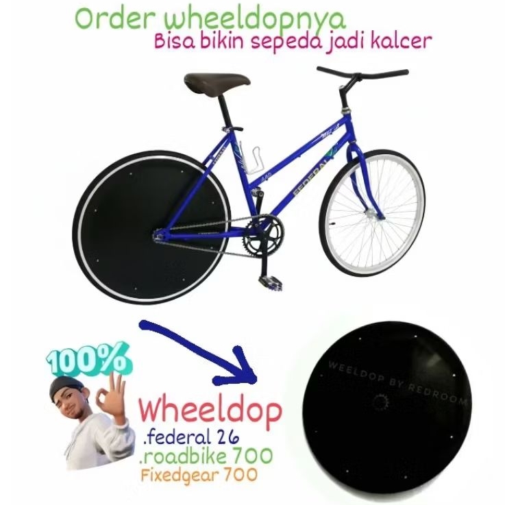 Wheeldop sepeda mtb federal