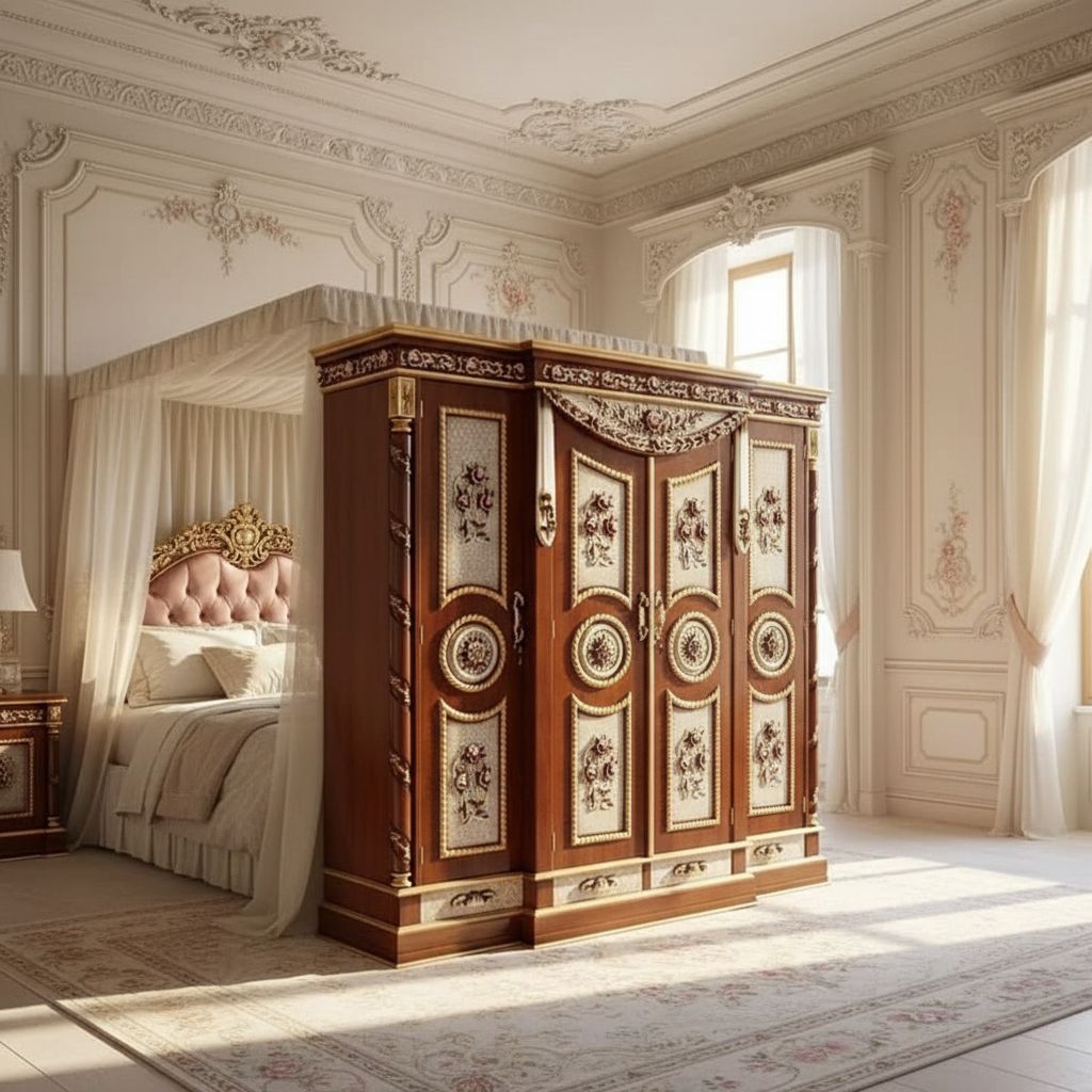 Lemari Pakaian Kayu Jati Asli Jepara