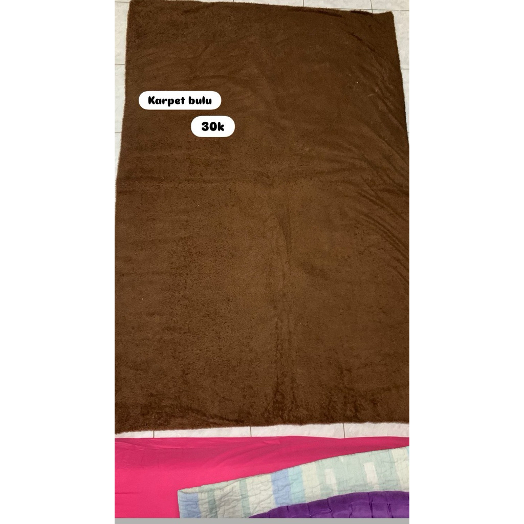 preloved karpet bulu
