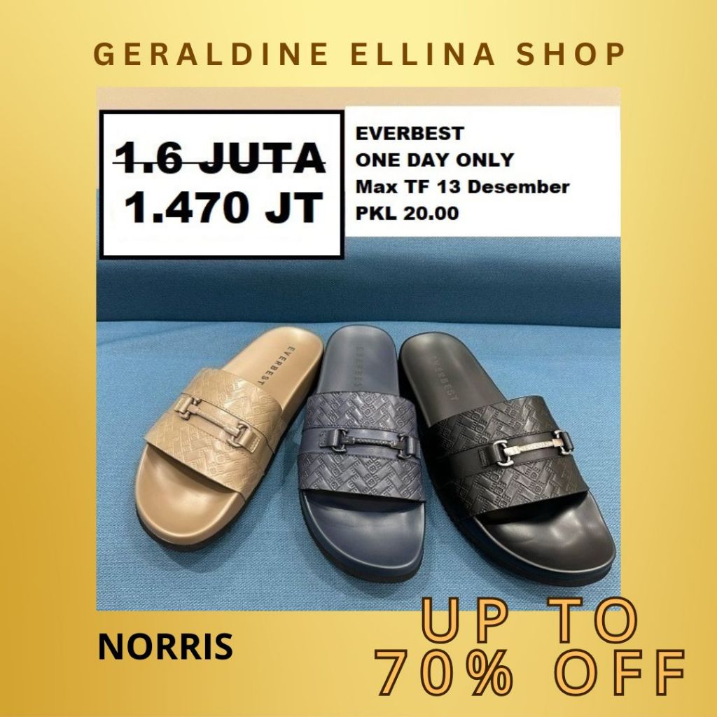 Sandal sendal EVERBEST pria original 100% seri NORRIS