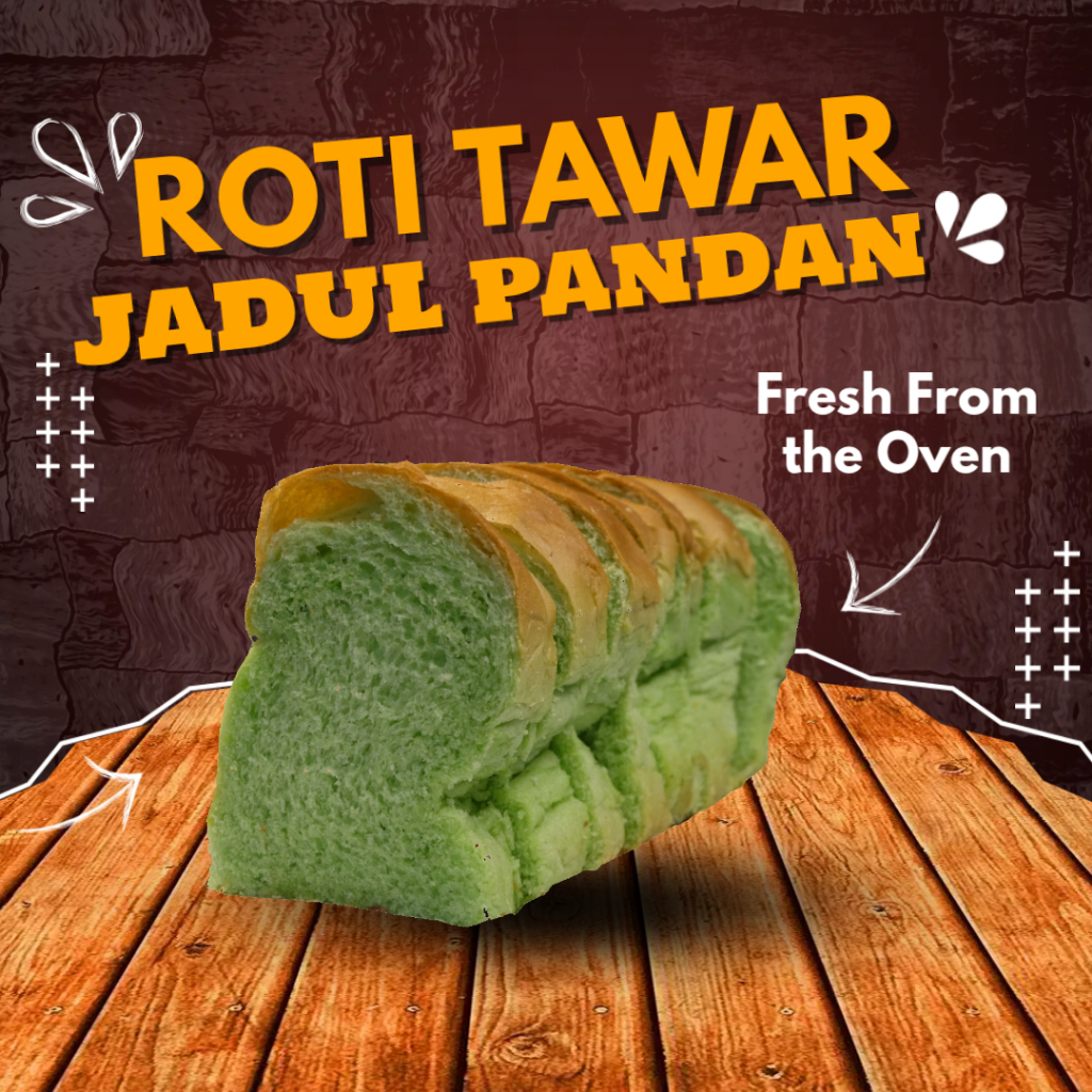 Roti Tawar Jadul Pandan Premium - Roti Tawar Homemade