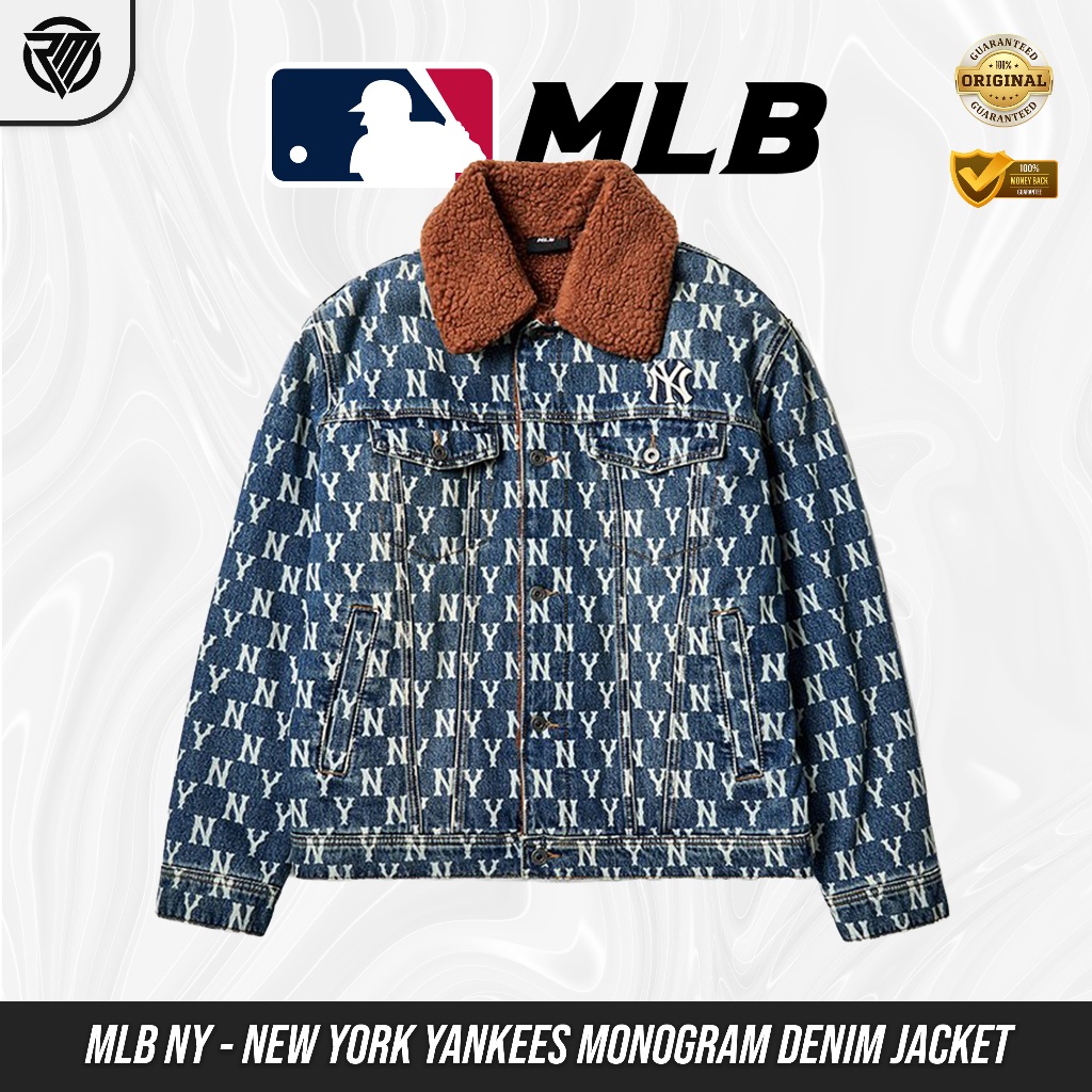 MLB NY New York Yankees Monogram Denim Jacket