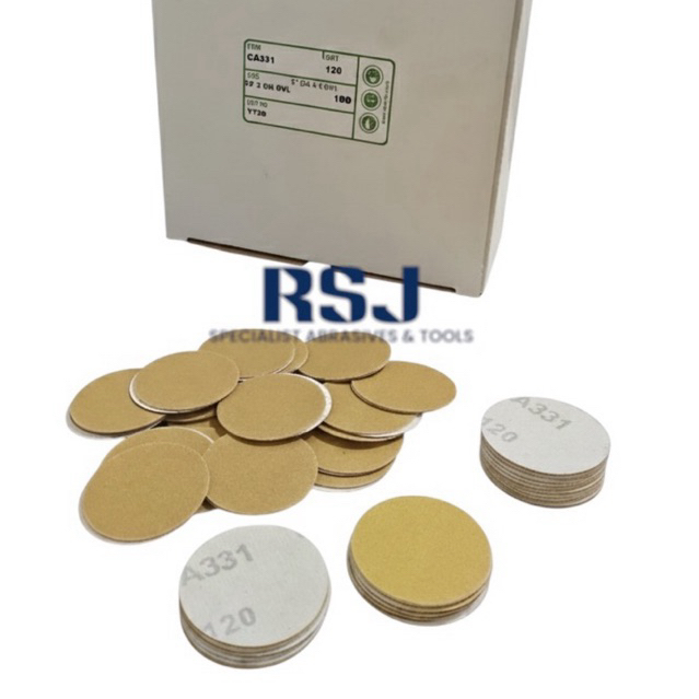 Amplas bulat 2 inch deerfos gold