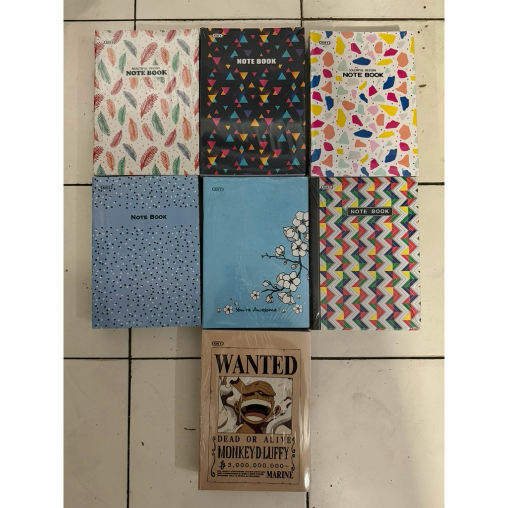 Buku Tulis BOXY KIKY Berwarna 50 lembar 1 pak (isi 10 buku) MURAH BAGUS / Ukuran Big Boss