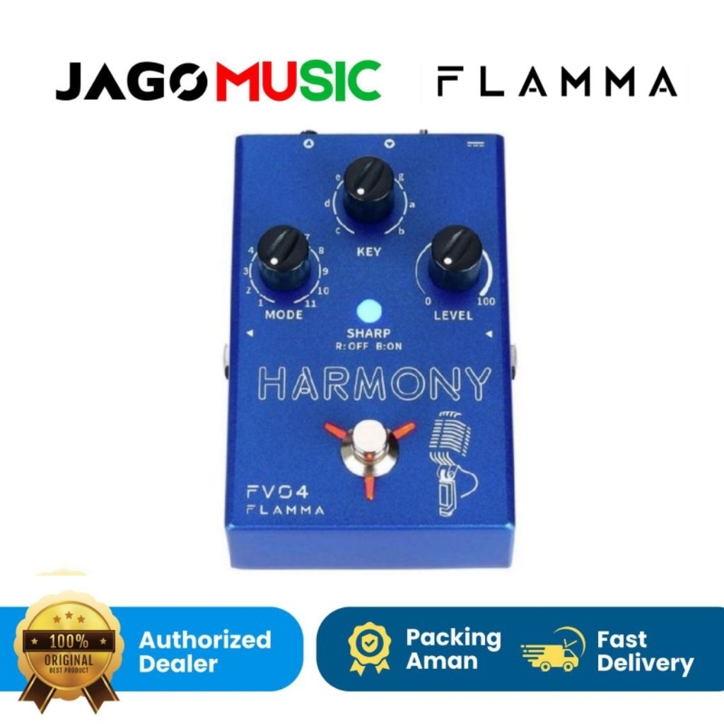 Flamma FV04 Harmony Vocal Effect Processor Pedal Flamma FV 04 Original