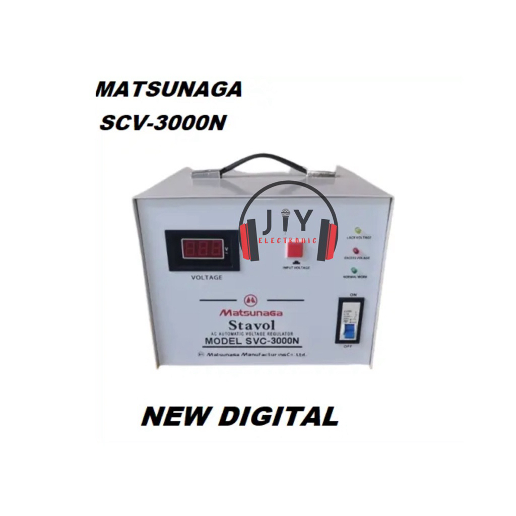 Stabilizer Stavolt 3000 watt 3KVA Matsunaga SVC-3000N SVC3000N SVC 3000N