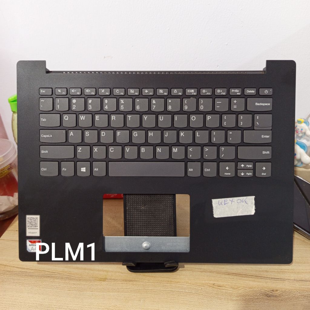 [ HITAM ] Palmrest Lenovo Ideapad 130 14 Inch Series Normal Tested Seken Original [ case kesing 130-